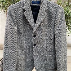 NW Polo by RL Tweed Wool Blend Sport Coat, Sz 8